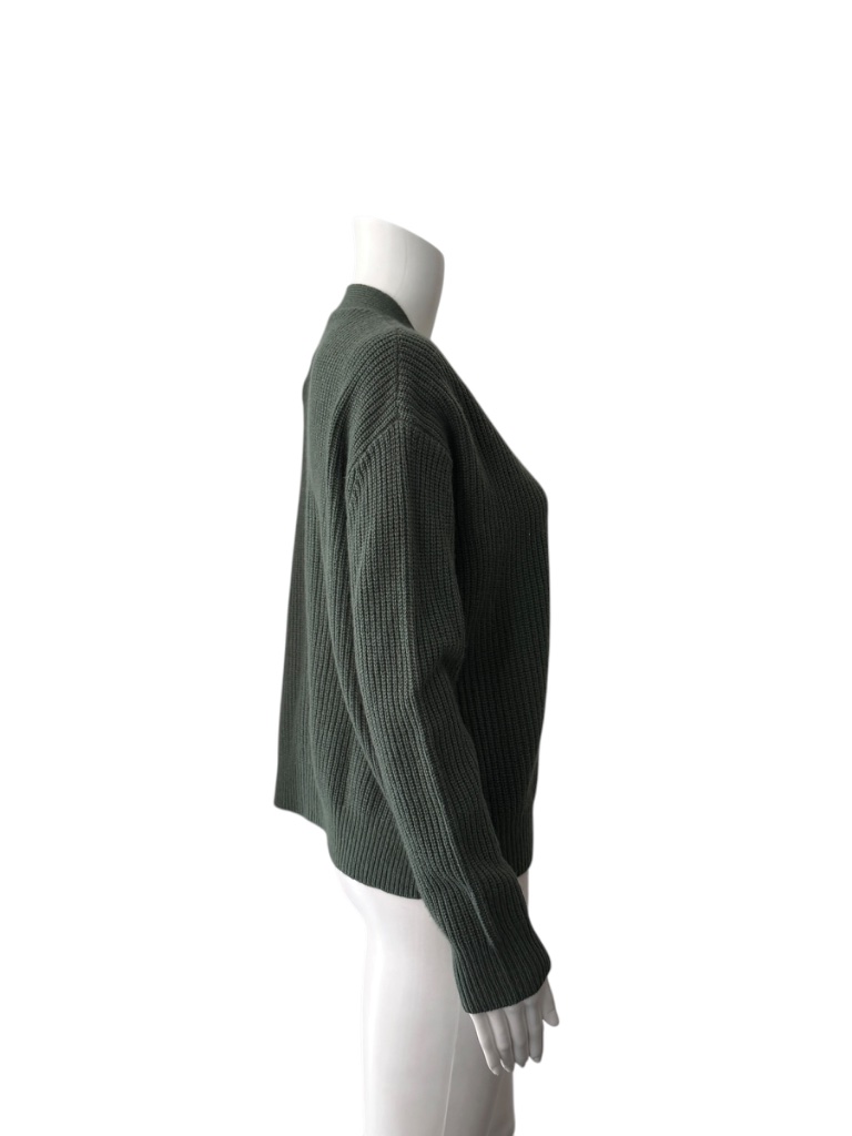 Nwt $445 Jenni Kayne Cropped Cashmere Cocoon Cardigan In Pine Size Xxs — image 5 of 8